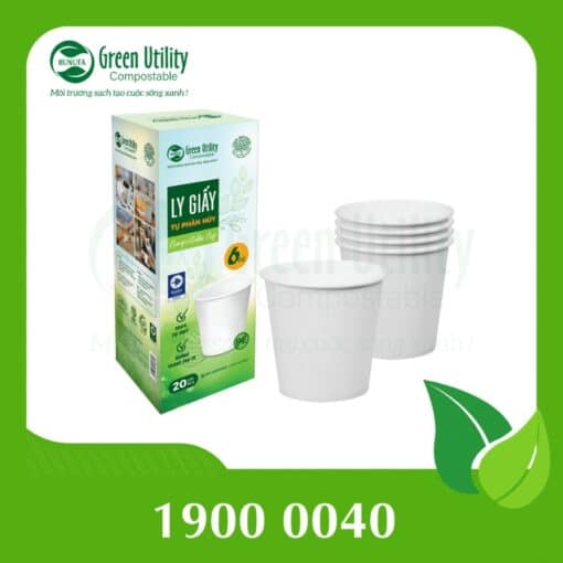 PE Free Disposable Water-Based Coating Paper Cups are a disposable cups made from water-based protective coated paper, free of PE.