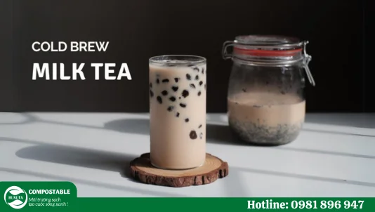 Cách làm trà sữa ủ lạnh - Cold Brew Milk Tea tại nhà