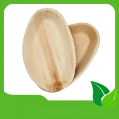 Đĩa oval mo cau Hunufa Compostable thân thiện môi trường