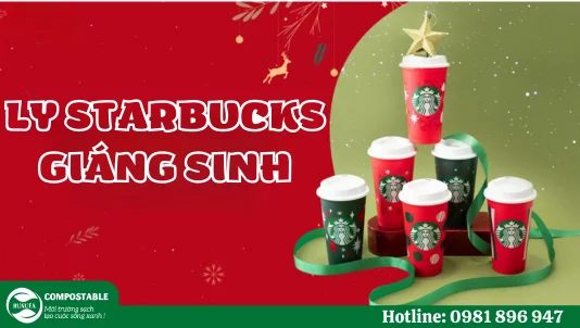 ly starbucks giáng sinh