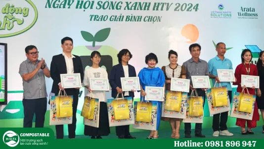 Hunufa Compostable - Đồng Hành Cùng chương trình HTV Hành Động Xanh