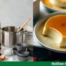 Cách làm bánh flan bằng sữa đặc và sữa tươi thơm ngon, không bị rỗ