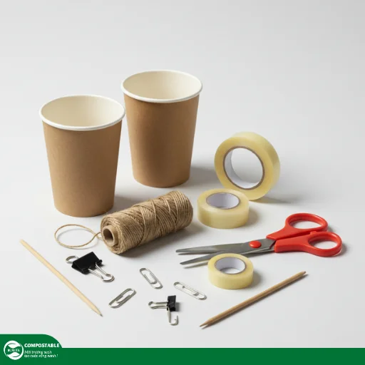 Cách làm điện thoại bằng cốc giấy đơn giản, sáng tạo cho bé