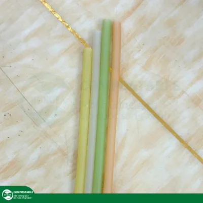 Ống hút gạo (flour straws) ăn được