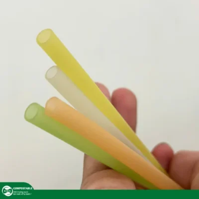 Ống hút gạo (flour straws) ăn được