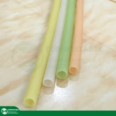 Ống hút gạo (flour straws) ăn được