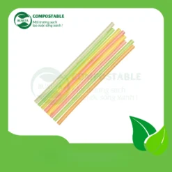 Edible rice straws 0% plastic - rice drinking straws