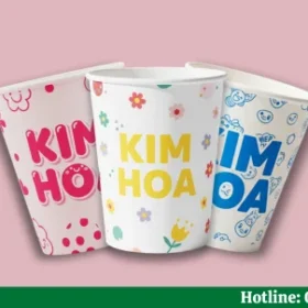 Mẫu ly giấy Kim Hòa đẹp, thân thiện, giá rẻ, mới nhất