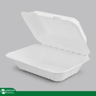 Hộp bã mía đủ dung tích, chịu nhiệt tốt, an toàn sức khỏe, giá tốt, đựng cơm
