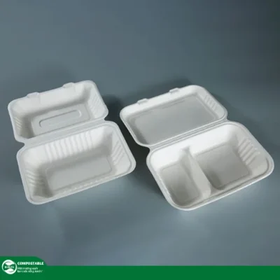 Hộp bã mía đủ dung tích, chịu nhiệt tốt, an toàn sức khỏe, giá tốt, đựng cơm