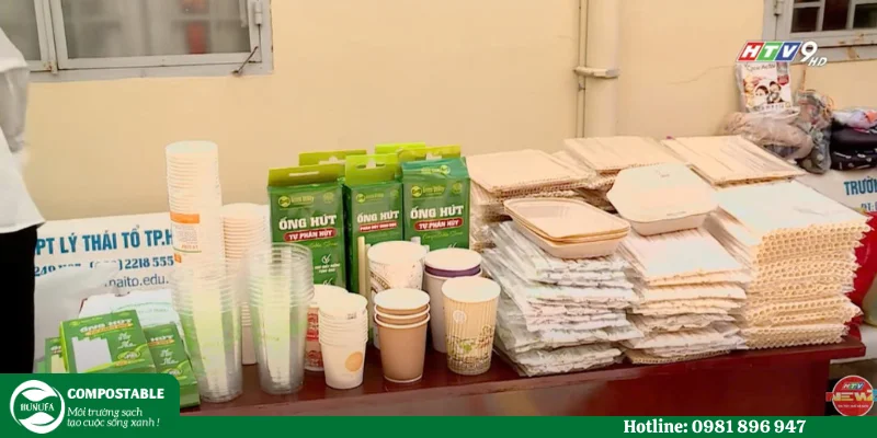 Hunufa Compostable tham gia ngày hội "Đổi rác lấy quà"
