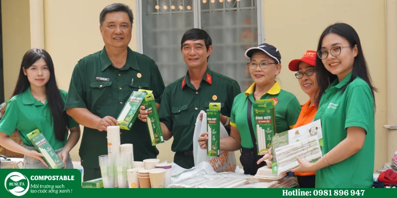 Hunufa Compostable tham gia ngày hội "Đổi rác lấy quà"