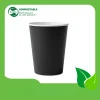 Ly giấy màu đen / Cốc giấy màu đen