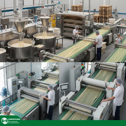 Quy trình sản xuất ống hút gạo tự động, bảo vệ môi trường, chi tiết