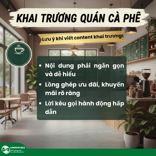 5 Mẫu bài viết khai trương quán cà phê facebook, website nổi bật, hút khách