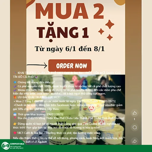 5 Mẫu bài viết khai trương quán cà phê facebook, website nổi bật, hút khách