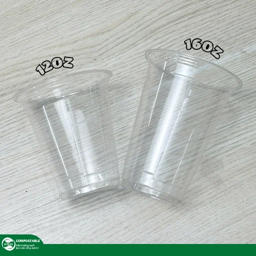 Hunufa Compostable giảm 50% giá niêm yết cho ly PLA 12oz, 16oz