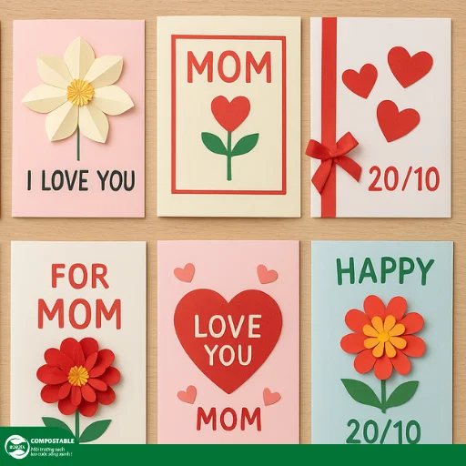 Gợi ý 10 cách làm thiệp 20/10 tặng mẹ đẹp, đơn giản nhất