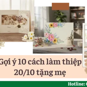 Gợi ý 10 cách làm thiệp 20/10 tặng mẹ đẹp, đơn giản nhất