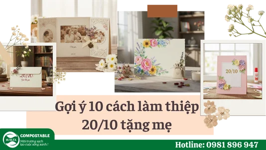 Gợi ý 10 cách làm thiệp 20/10 tặng mẹ đẹp, đơn giản nhất