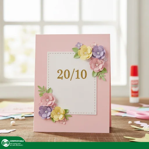 Gợi ý 10 cách làm thiệp 20/10 tặng mẹ đẹp, đơn giản nhất