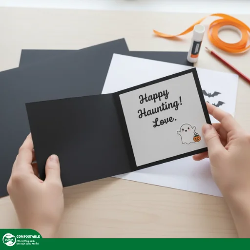 Hướng dẫn cách làm thiệp Halloween độc đáo, ma quái cực thú vị - Hunufa Compostable