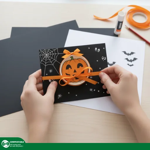 Hướng dẫn cách làm thiệp Halloween độc đáo, ma quái cực thú vị - Hunufa Compostable