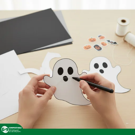 Hướng dẫn cách làm thiệp Halloween độc đáo, ma quái cực thú vị - Hunufa Compostable