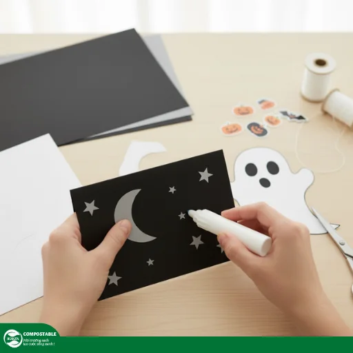 Hướng dẫn cách làm thiệp Halloween độc đáo, ma quái cực thú vị - Hunufa Compostable