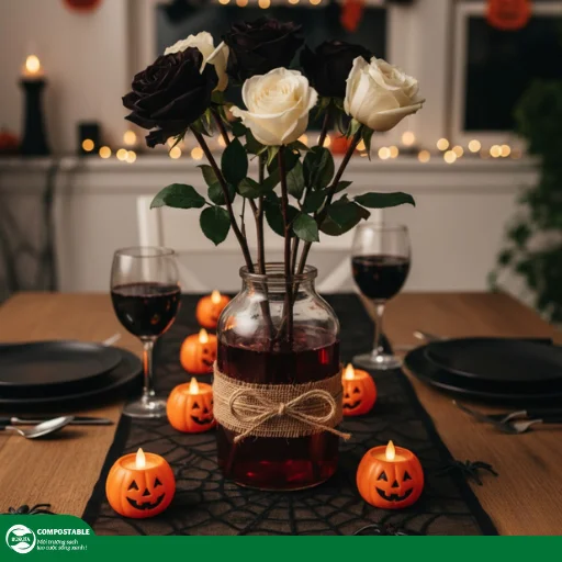 10+ cách trang trí bàn tiệc Halloween ma quái, ấn tượng 2025