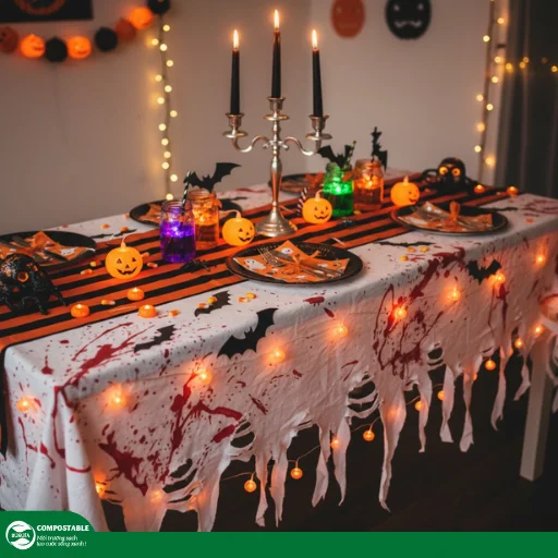 10+ cách trang trí bàn tiệc Halloween ma quái, ấn tượng 2025