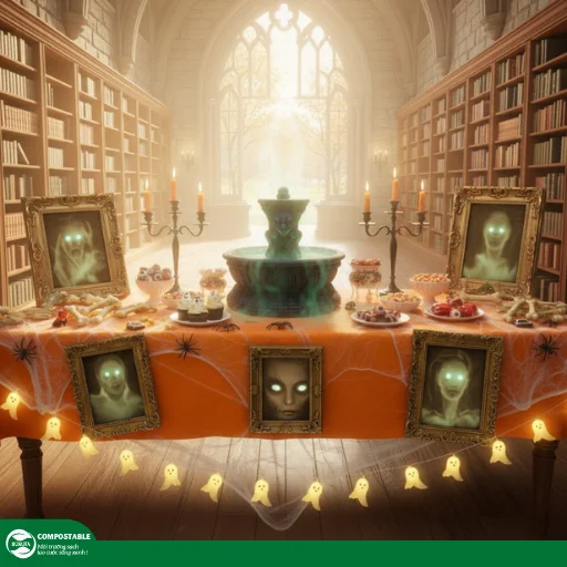 10+ cách trang trí bàn tiệc Halloween ma quái, ấn tượng 2025