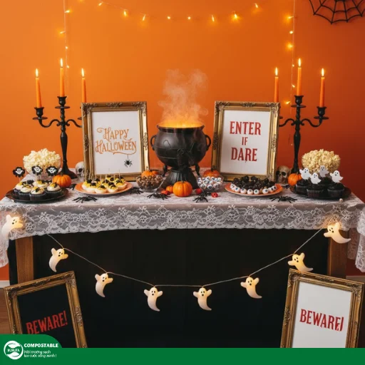 10+ cách trang trí bàn tiệc Halloween ma quái, ấn tượng 2025