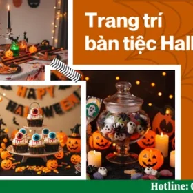 10+ cách trang trí bàn tiệc Halloween ma quái, ấn tượng 2025