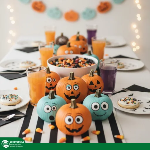 10+ cách trang trí bàn tiệc Halloween ma quái, ấn tượng 2025