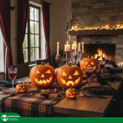 10+ cách trang trí bàn tiệc Halloween ma quái, ấn tượng 2025