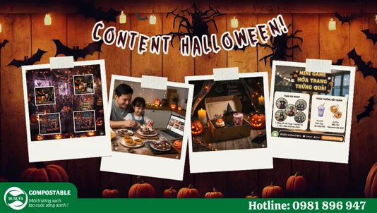 10+ ý tưởng content Halloween hút khách, độc đáo, hiệu quả - Hunufa Compostable