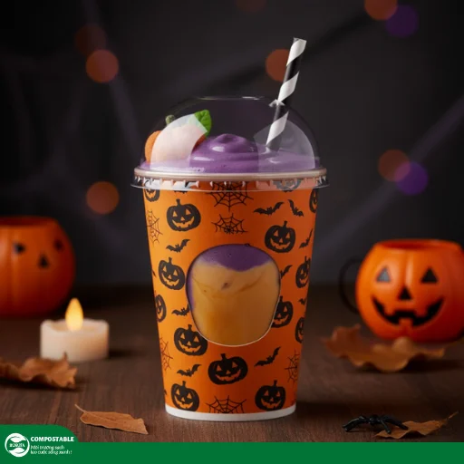 Ý tưởng menu Halloween sáng tạo, độc đáo cho quán F&B - Hunufa Compostable