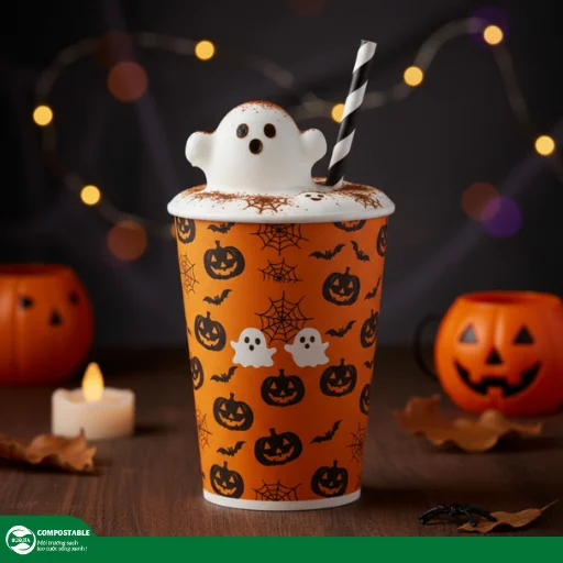 Ý tưởng menu Halloween sáng tạo, độc đáo cho quán F&B - Hunufa Compostable