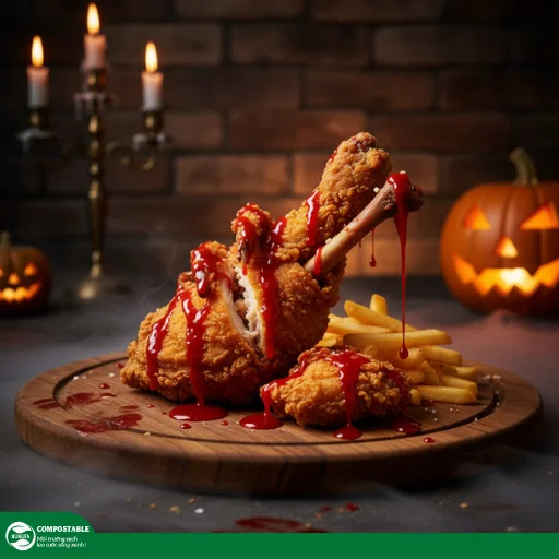 Ý tưởng menu Halloween sáng tạo, độc đáo cho quán F&B - Hunufa Compostable