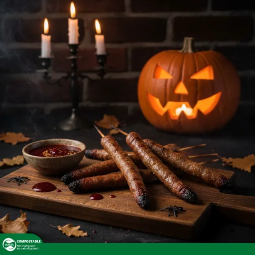 Ý tưởng menu Halloween sáng tạo, độc đáo cho quán F&B - Hunufa Compostable