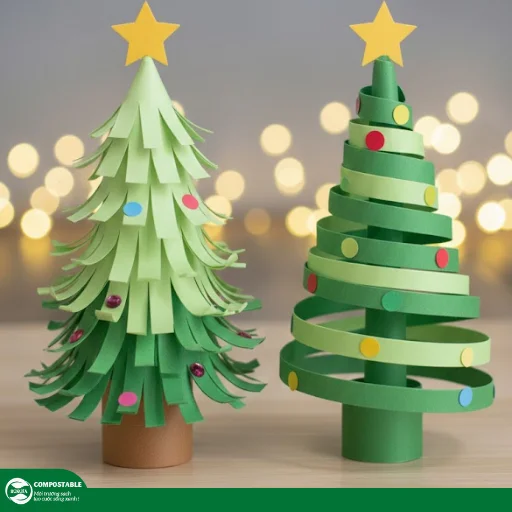 4 Cách làm cây thông mini bằng giấy siêu đơn giản, đẹp nhất cho mùa Noel