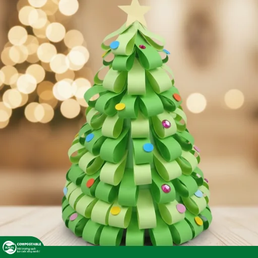 4 Cách làm cây thông mini bằng giấy siêu đơn giản, đẹp nhất cho mùa Noel