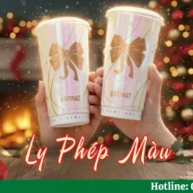 Ly Phép Màu Katinat - Đón Giáng Sinh 2025 với ly giấy phiên bản giới hạn - Hunufa Compostable