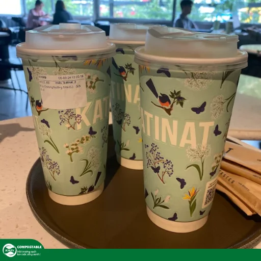 Ly Phép Màu Katinat - Đón Giáng Sinh 2025 với ly giấy phiên bản giới hạn - Hunufa Compostable