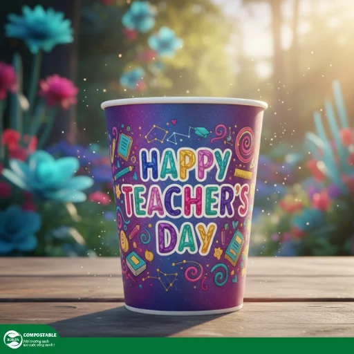 Các mẫu ly giấy tri ân 20/11 đẹp, ý nghĩa nhất tại Hunufa Compostable