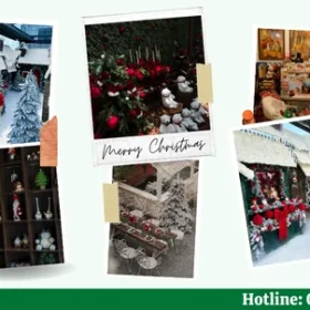 6 quán cafe trang trí Noel Sài Gòn check-in đẹp nhất 2025 - Hunufa Compostable