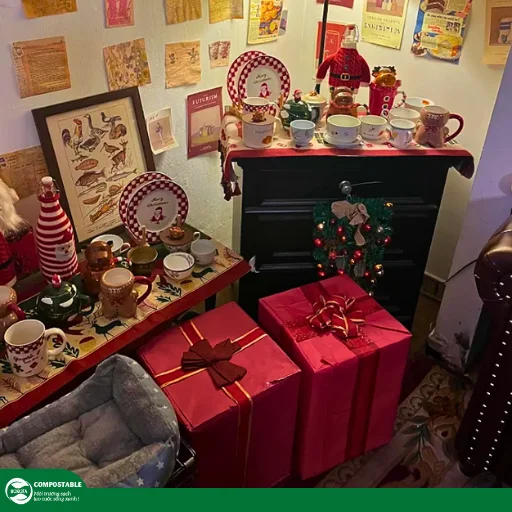 6 quán cafe trang trí Noel Sài Gòn check-in đẹp nhất 2025 - Hunufa Compostable