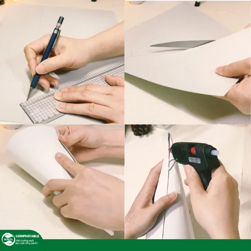 Cách làm cây thông Noel bằng ống hút độc đáo, cực dễ làm