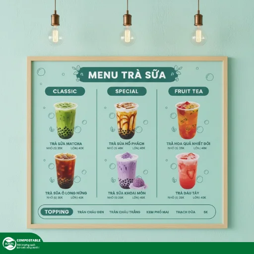 10+ Mẫu thiết kế menu quán trà sữa đẹp, hiện đại, dễ gây ấn tượng
